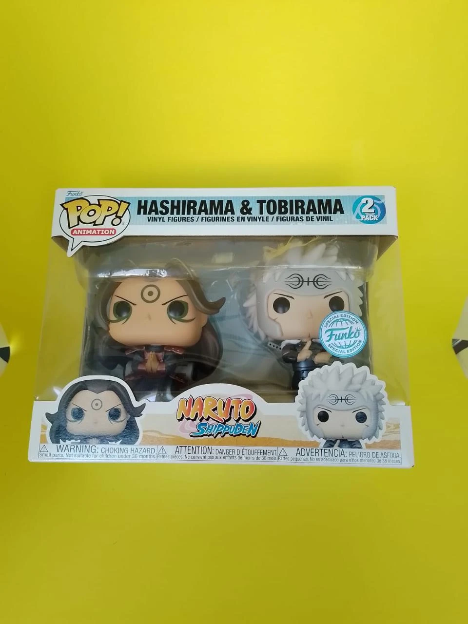 Funko Pop Hashirama Tobirama 2 Pack Naruto Shippuden Edição Especial - NOVO
